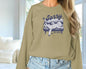 Women's Fashionable Solid Color Printed Long Sleeved Sweatshirt - KiwiBrands