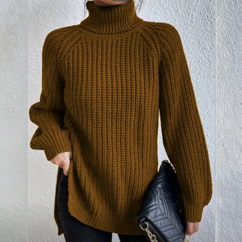 Woolen Sweater Fashion High Collar Thick Sweater