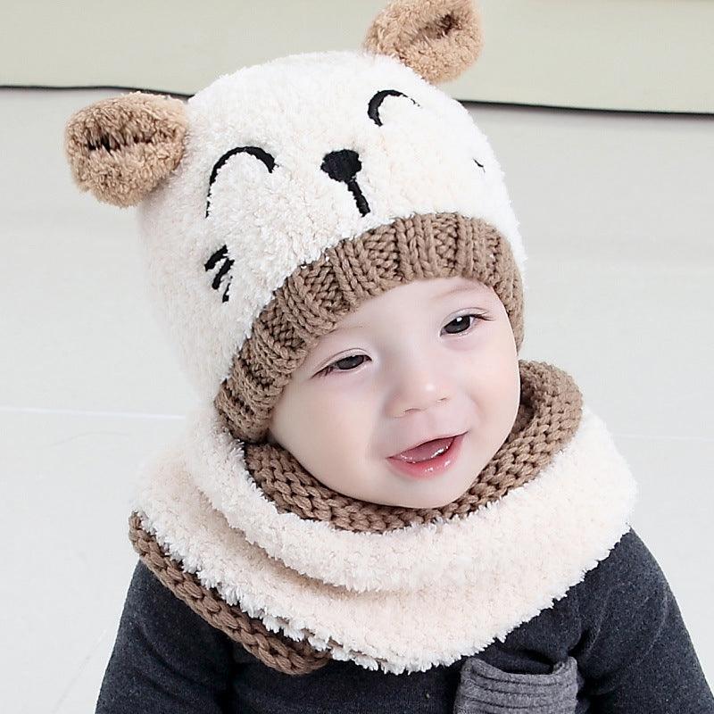 Wool scarf baby hat - KiwiBrands