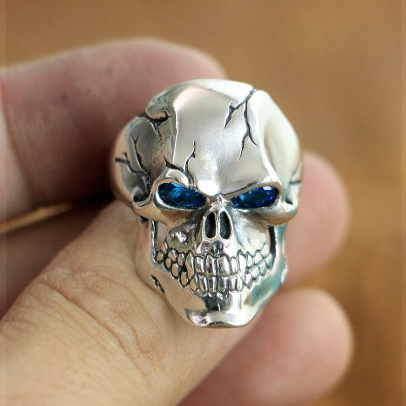 Sterling Silver Skull Ghost Ring Trendy