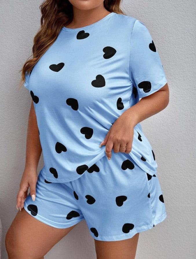 Shorts Plus-sized Plus Size Women's Pajamas