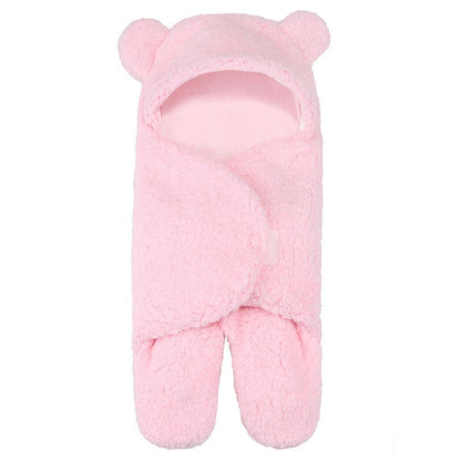 Lamb Plush Sleeping Bag Newborn Baby Swaddling Quilt - KiwiBrands