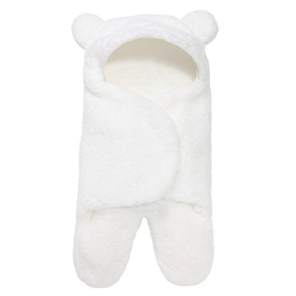 Lamb Plush Sleeping Bag Newborn Baby Swaddling Quilt - KiwiBrands