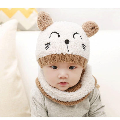 Wool scarf baby hat - KiwiBrands