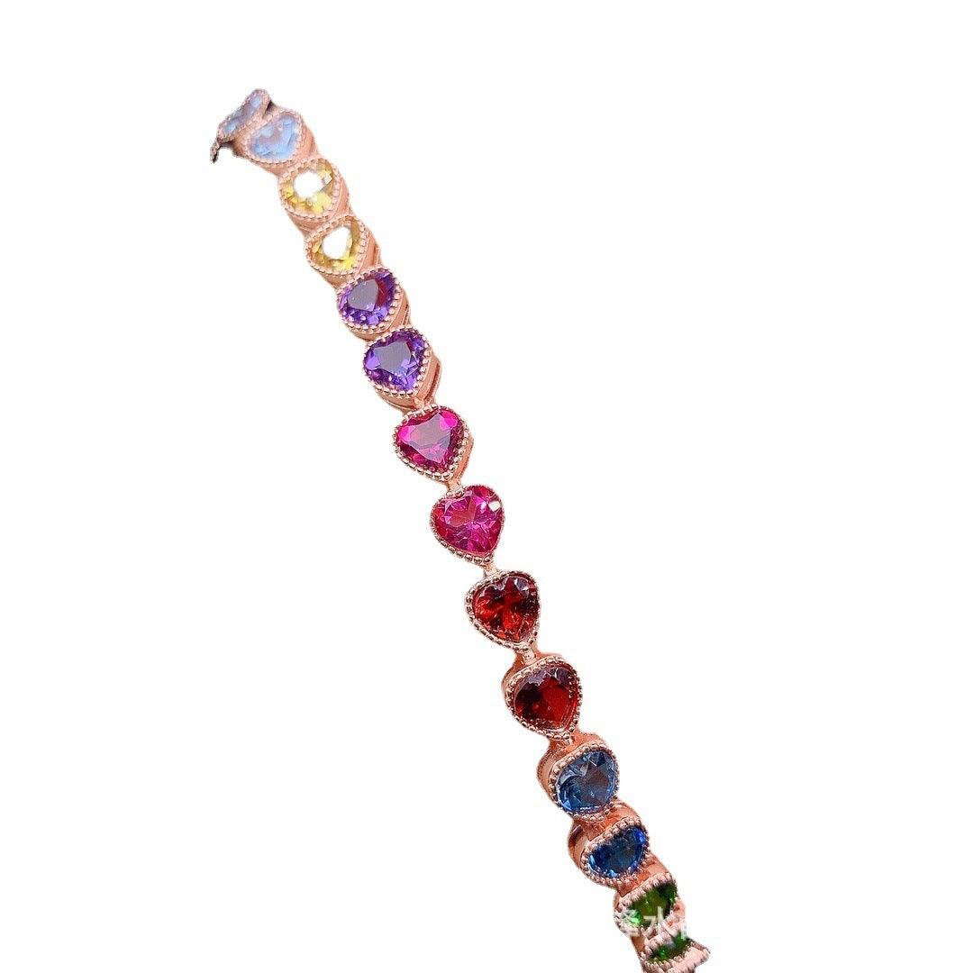 Jewelry Natural Color Gemstone Bracelet For Women - KiwiBrands