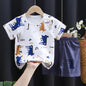 Children's Short-sleeved Suit Cotton T-shirt Baby Baby Clothes - KiwiBrands