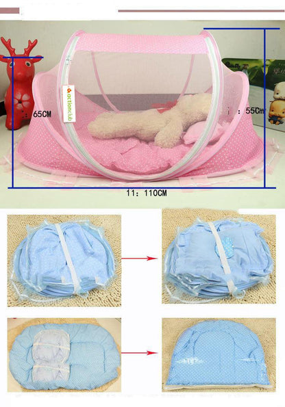 Foldable  Baby Bed Net With Pillow Net 2pieces Set - KiwiBrands