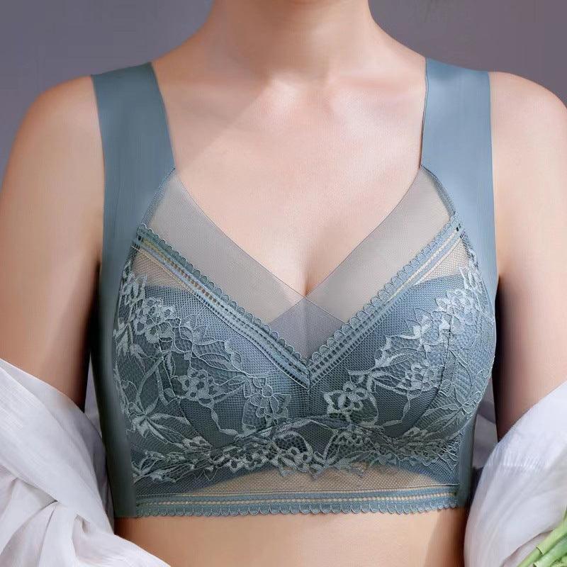 Summer Ice Silk Seamless Bras One Ladies