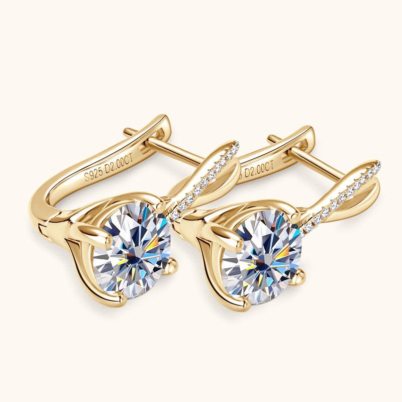 Fashion Diamond High-grade S925 Sterling Silver Earrings