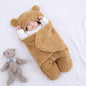 Baby Hold Newborn Thickened Out Wrap Swaddle Sleeping Bag - KiwiBrands