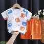 Children's Short-sleeved Suit Cotton T-shirt Baby Baby Clothes - KiwiBrands