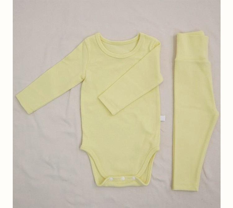 Children's Clothing Spring Baby Jumpsuit High Waist Belly Protection Pants Suit - KiwiBrands