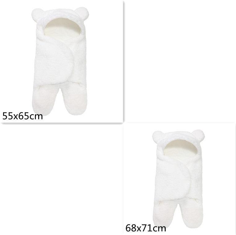 Lamb Plush Sleeping Bag Newborn Baby Swaddling Quilt - KiwiBrands