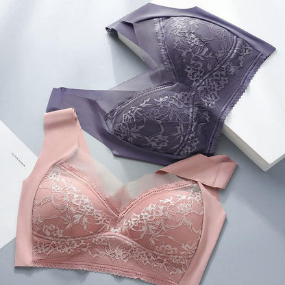 Summer Ice Silk Seamless Bras One Ladies