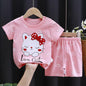 Children's Short-sleeved Suit Cotton T-shirt Baby Baby Clothes - KiwiBrands