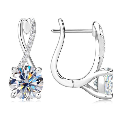 Fashion Diamond High-grade S925 Sterling Silver Earrings - KiwiBrands