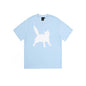 Scratch Cat Pixel Printed Cotton Short-sleeved T-shirt - KiwiBrands