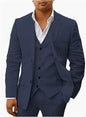 Linen Business Casual Suit Men's Six-piece Set Suit