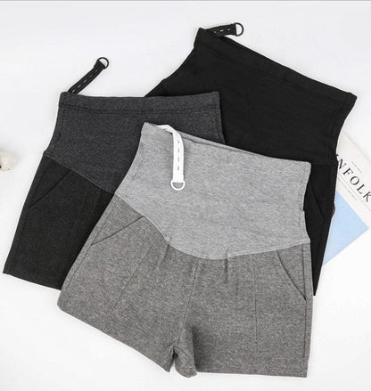 Pregnant women shorts, tide mom, woolen stomach lift pants - KiwiBrands