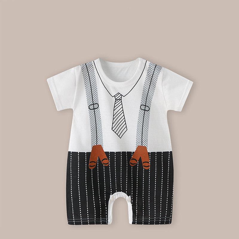 Thin Women's Short Sleeve Newborn Baby Child Jumpsuit Romper