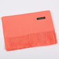 Solid Color Artificial Cashmere Scarf Female 220g Warm Shawl - KiwiBrands