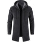 Plus Fleece Trend And Handsome All-match Cardigan For Men