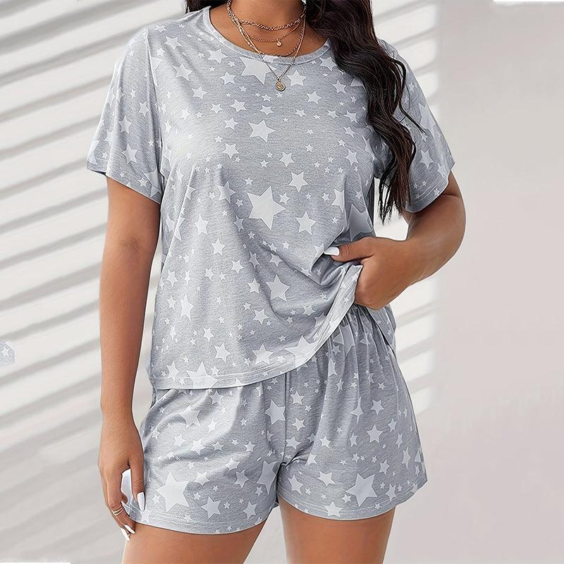 Shorts Plus-sized Plus Size Women's Pajamas