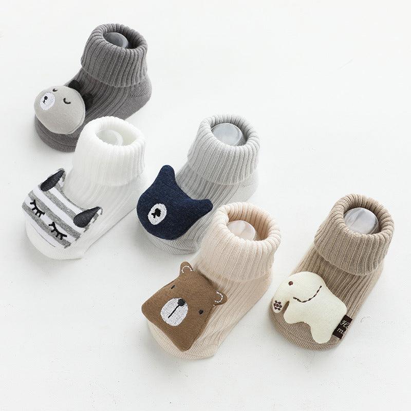 Baby Socks Dispensing Glue Non-Slip Loose Baby Socks Children Floor Socks - KiwiBrands