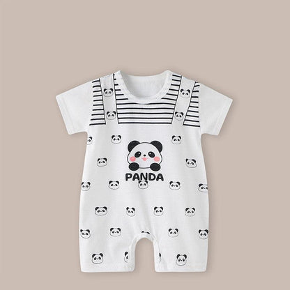 Thin Women's Short Sleeve Newborn Baby Child Jumpsuit Romper - KiwiBrands