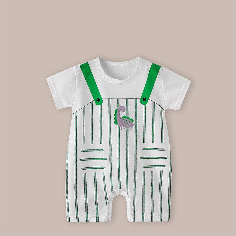 Thin Women's Short Sleeve Newborn Baby Child Jumpsuit Romper - KiwiBrands