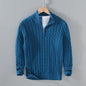 Sweater Loose Zip Pullover Knitting Sweater Coat Men