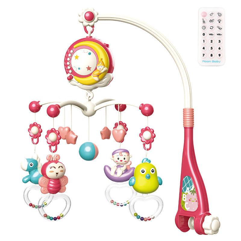 Baby Rattles Crib Mobiles Toy Holder Rotating Mobile Bed Bell Musical Box Projection Newborn Infant Baby Boy Toys - KiwiBrands