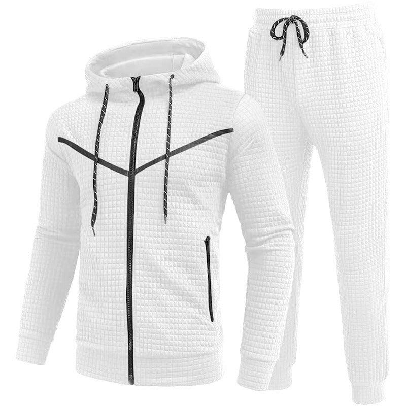 Men's Fashion Fashion Zipper Hooded Suits - KiwiBrands