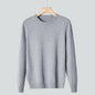 New Inner Wear Base Men's Knitted Round Neck Sweater Men