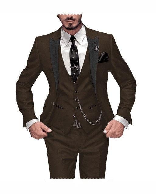 Men's Three-piece Suit Bridegroom Best Wedding Suit