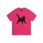 Scratch Cat Pixel Printed Cotton Short-sleeved T-shirt - KiwiBrands