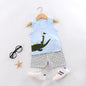 Clothes For Babies Suspenders Cotton Sleeveless Two-piece Suit - KiwiBrands