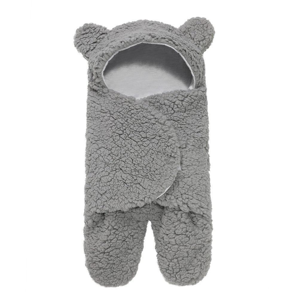 Lamb Plush Sleeping Bag Newborn Baby Swaddling Quilt - KiwiBrands