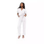 Women's V-neck Pocket Jumpsuit