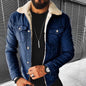 Lamb Wool Thickening Denim Jacket - KiwiBrands