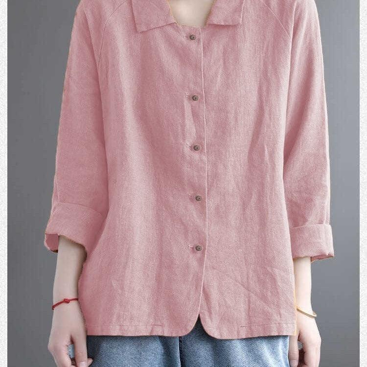 Women's Cotton And Linen New Easy Matching Coat