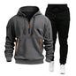 Men's Multi-pocket Zipper Hooded Sweatshirt Sportswear