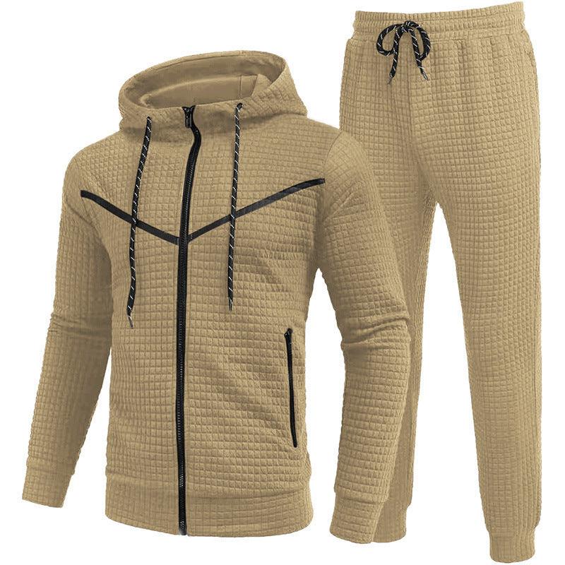 Men's Fashion Fashion Zipper Hooded Suits - KiwiBrands