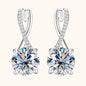 Fashion Diamond High-grade S925 Sterling Silver Earrings - KiwiBrands