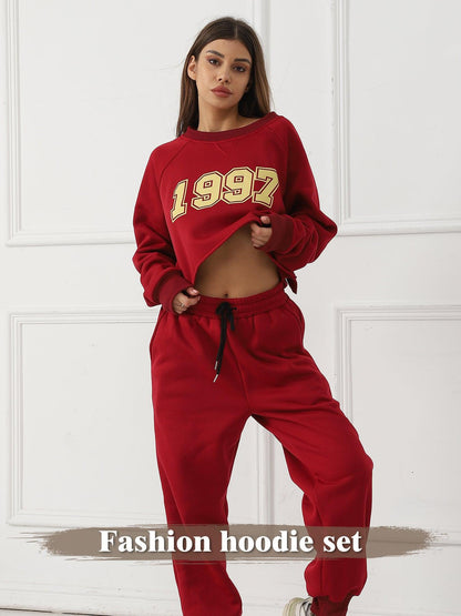 Women's Long Sleeved Hoodie Set