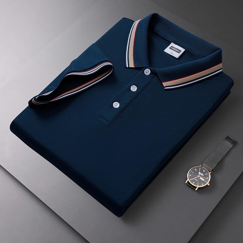 Summer Men's Polo Shirt Lapel T-shirt