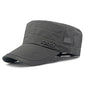 Peaked Cap Summer Mesh Breathable Swimming Sunshade Flat Top Military Cap - KiwiBrands