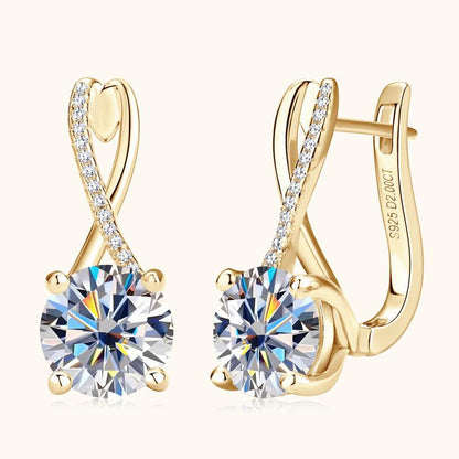 Fashion Diamond High-grade S925 Sterling Silver Earrings - KiwiBrands