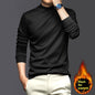 Warm Mercerized Cotton Men's Half-high Collar Bottoming Shirt - KiwiBrands