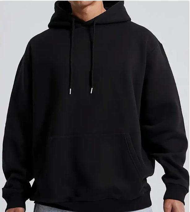 Men's Solid Color Hooded Jumper - KiwiBrands